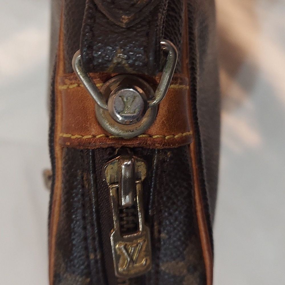 LOUIS VUITTON Marly Dragonne GM Clutch Hand Bag Monogram Brown - Picture 3 of 14